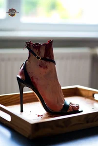 Severed Leg in High Heel