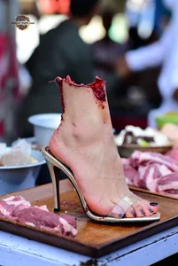 Severed Leg in High Heel
