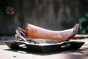 Severed Leg in High Heels