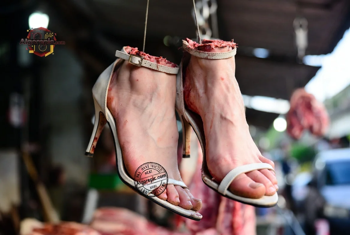 Severed Legs in Heels - AI Generated Horror