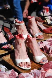 Severed Legs in Heels