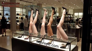 Surreal High Heel Display