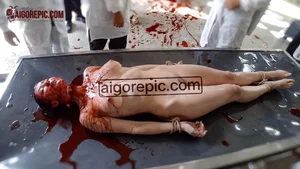 Bloodied Female Corpse