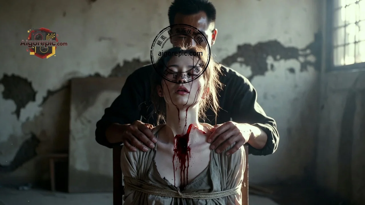 Bloodstained Interrogation - AI Generated Horror