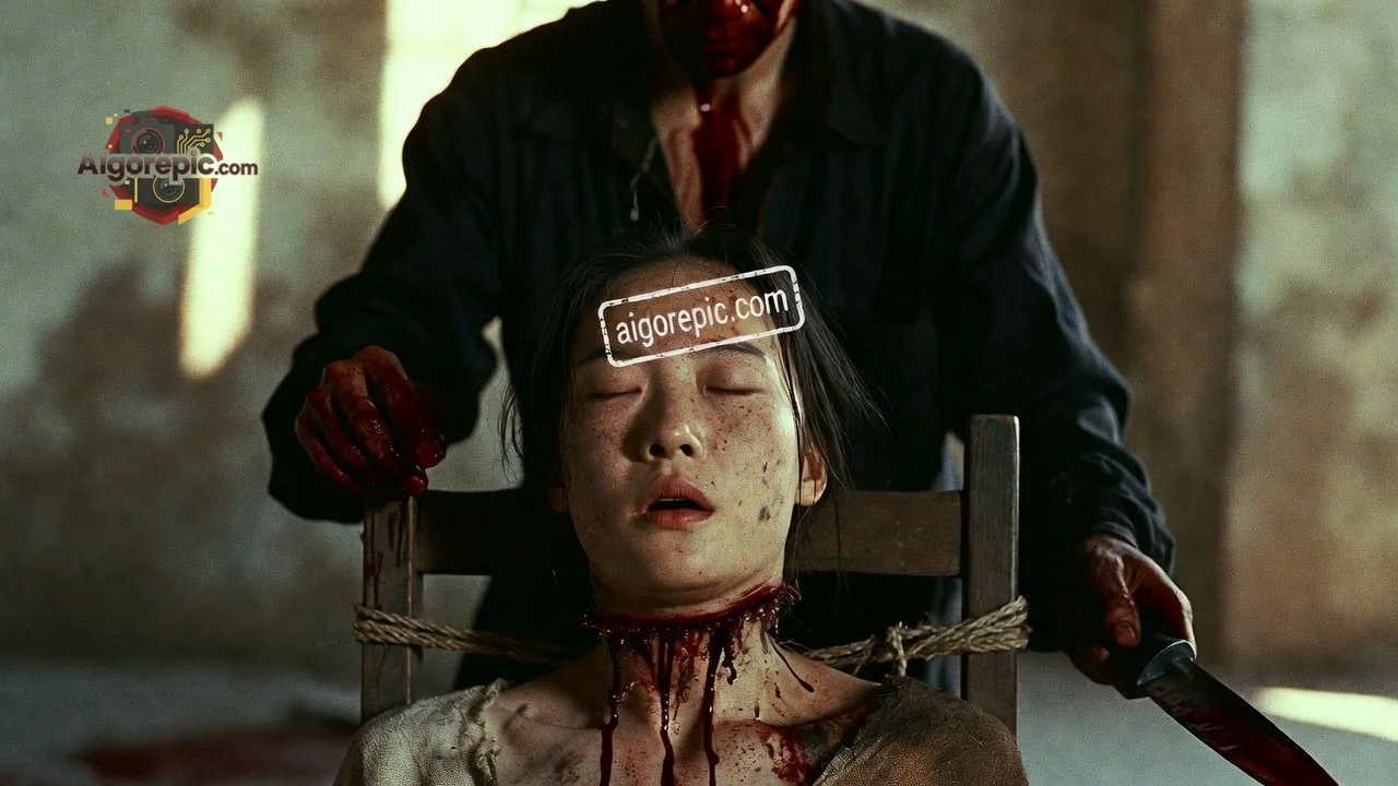 Bloody Execution Scene - AI Generated Horror