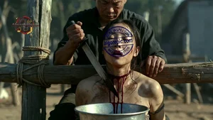 Bloody Knife Execution Scene