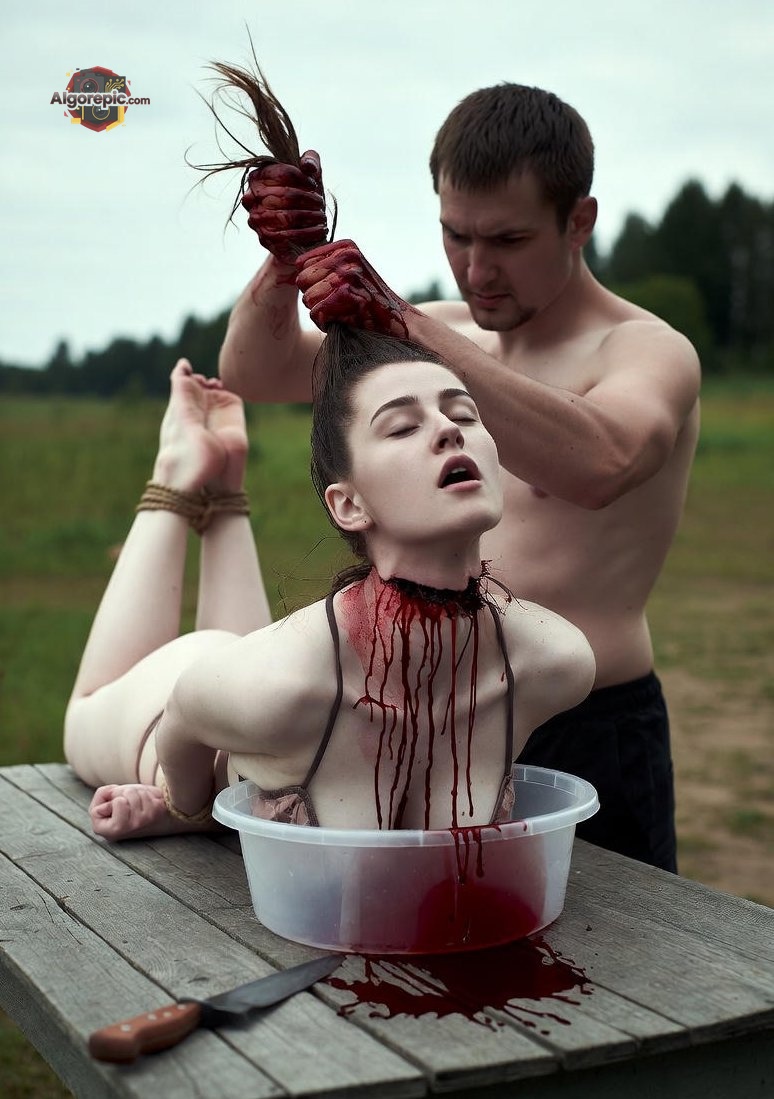 Bloody Ritual Scene - AI Generated Horror