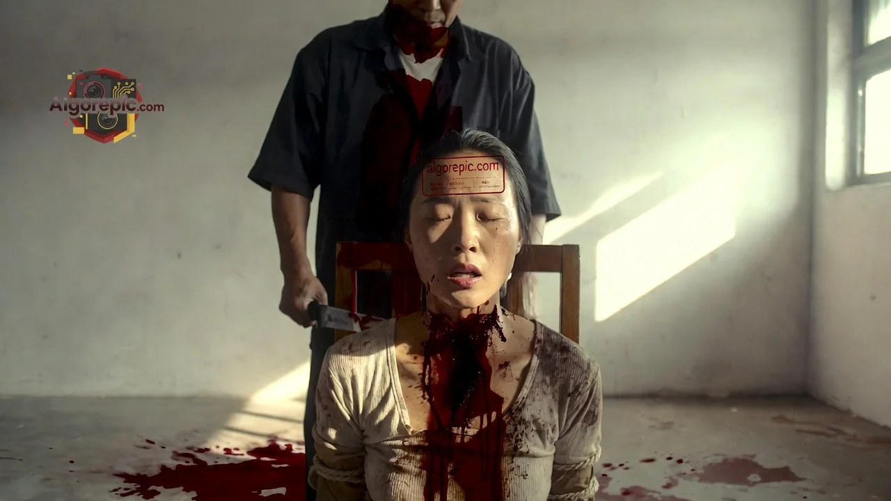 Bloody Scene of Violence - AI Generated Horror