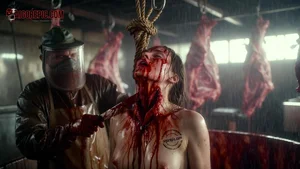 Bloody Slaughterhouse Scene