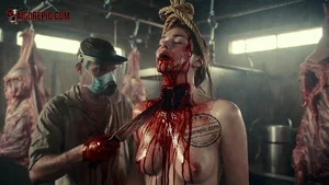 Bloody Slaughterhouse Scene