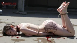 Bound Woman in Distress