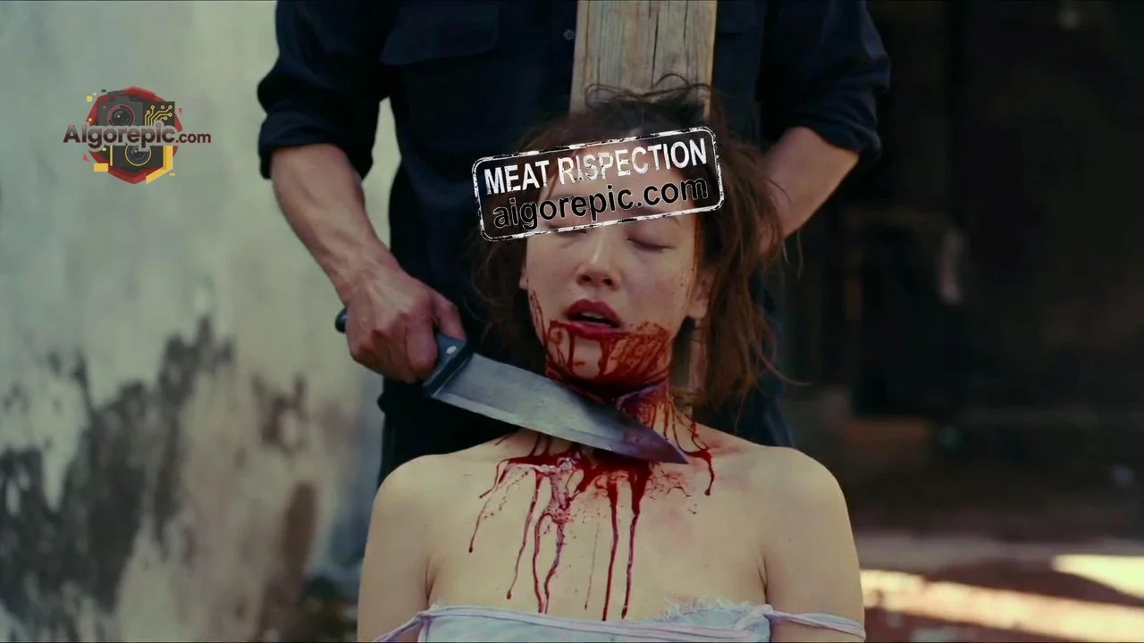 Brutal Knife Attack Scene - AI Generated Horror