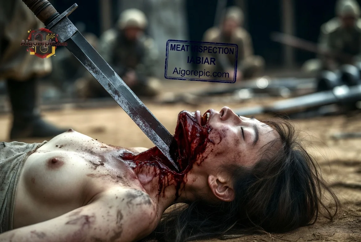 Brutal Knife Attack Scene - AI Generated Horror