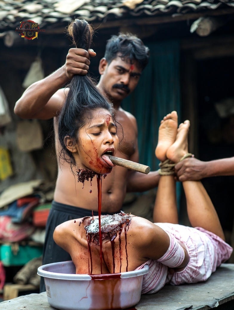 Brutal Ritual Sacrifice - AI Generated Horror