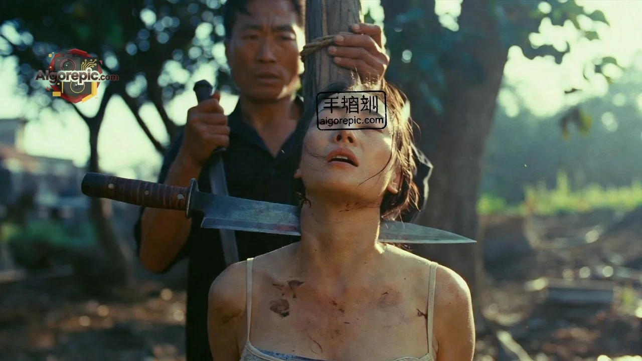 Execution Scene in Forest - AI Generated Horror