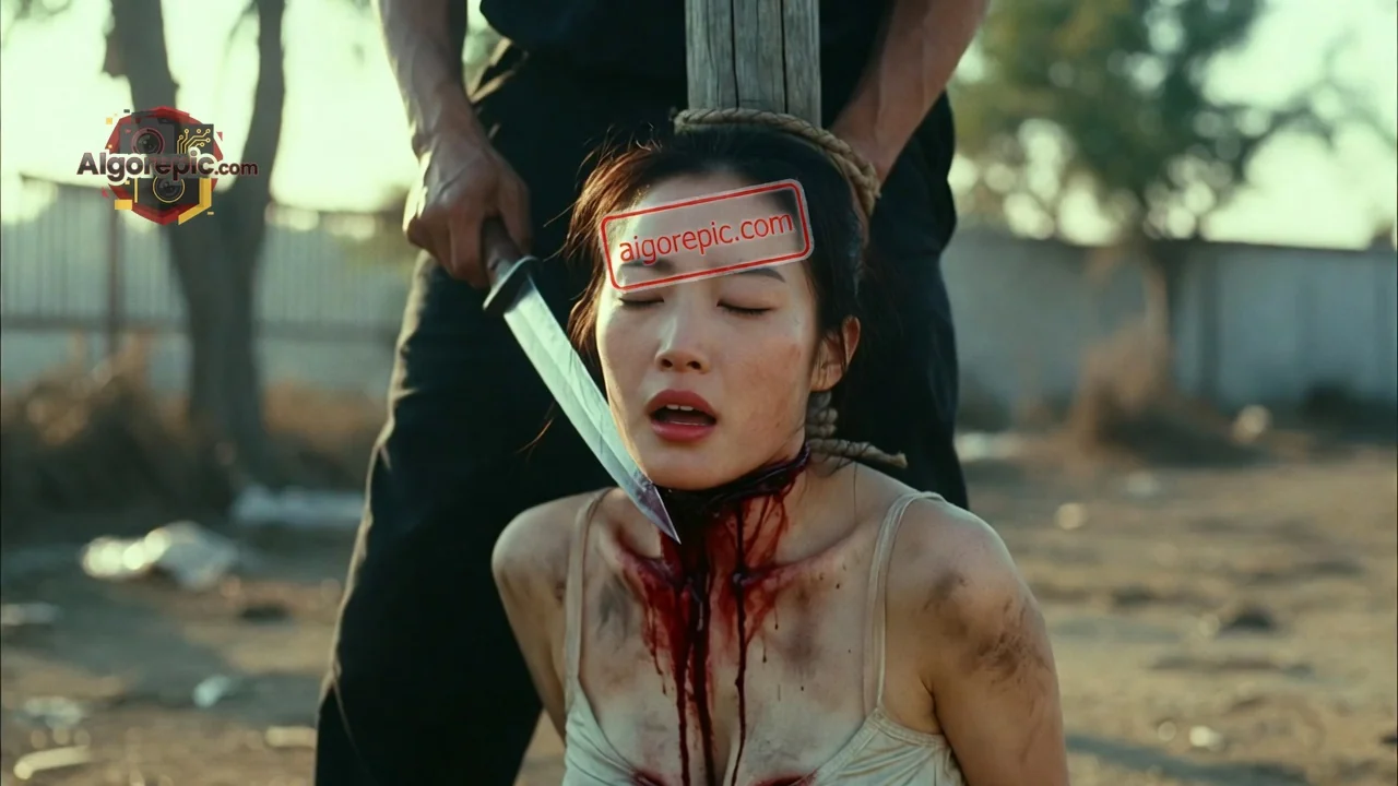 Execution Scene Outdoors - AI Generated Horror