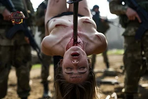 Hanging Woman in Conflict