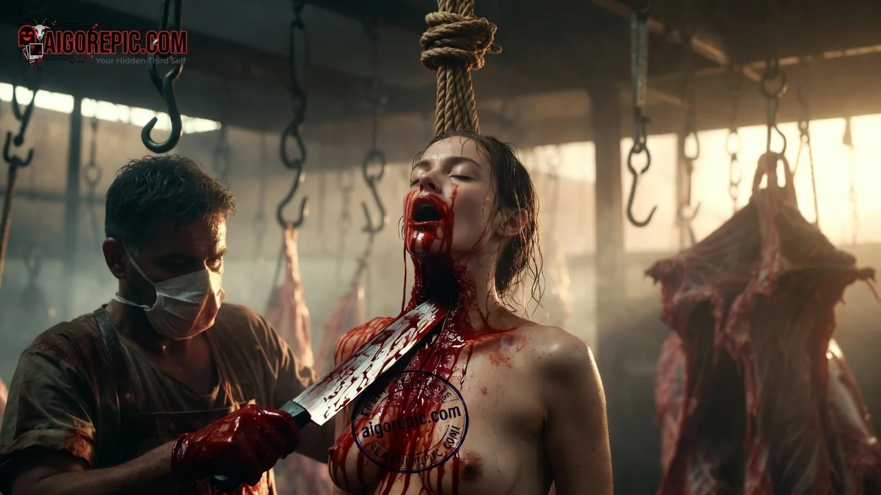 Slaughterhouse Horror Scene - AI Generated Horror