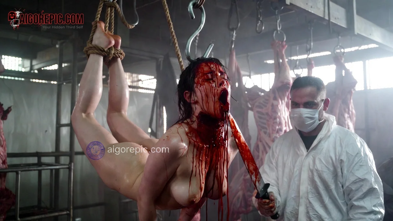 Slaughterhouse Horror Scene - AI Generated Horror