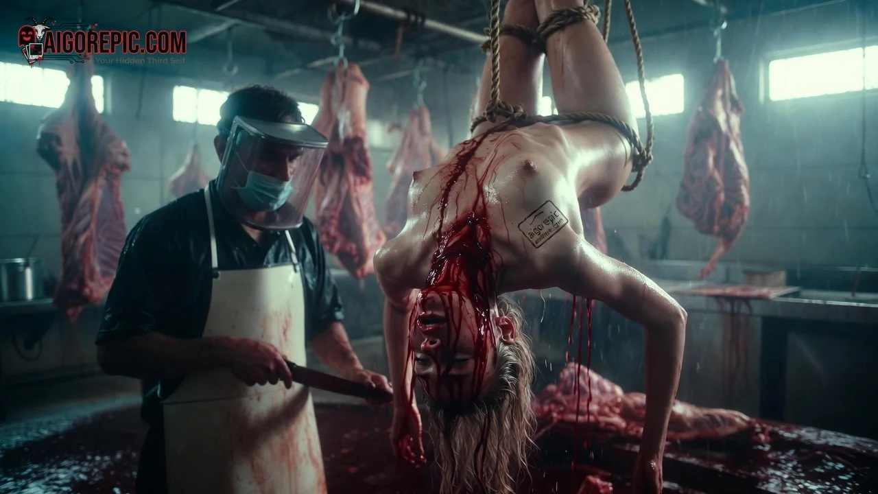 Slaughterhouse Horror Scene - AI Generated Horror