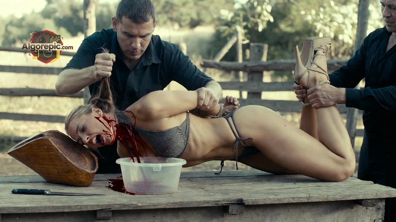 Violent Scene in Forest - AI Generated Horror