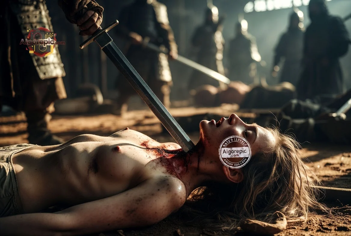 Warrior's Brutal End - AI Generated Horror