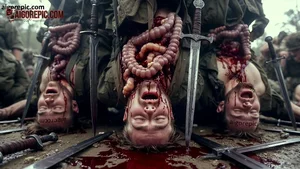 Gruesome Battlefield Scene