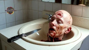 Head in Sink Horror