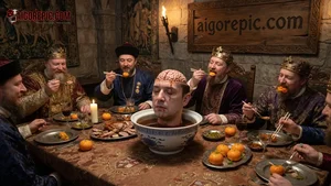 Kings Eating Brain Soup