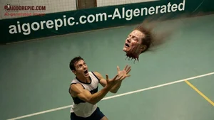 Man Catches Severed Head