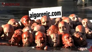 Pile of Bloody Heads