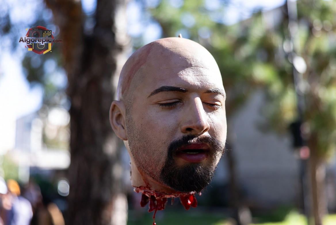 Severed Head Display - AI Generated Horror