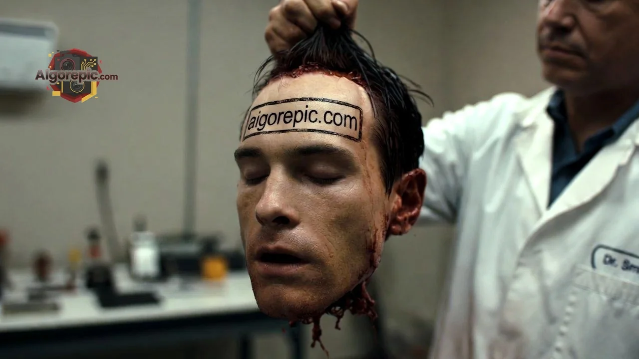 Severed Head Examination - AI Generated Horror