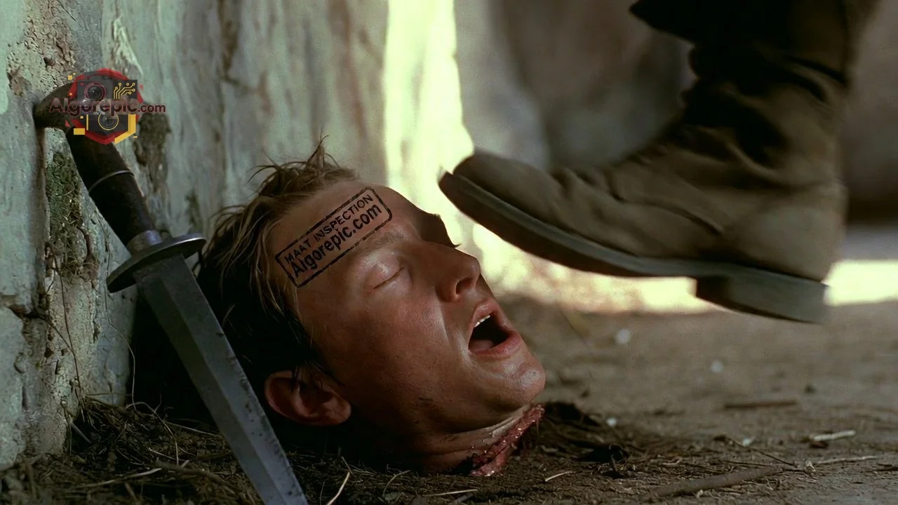 Severed Head on Ground - AI Generated Horror