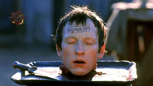 Severed Head on Tray