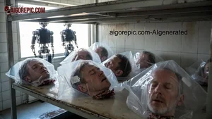 Severed Heads in Morgue