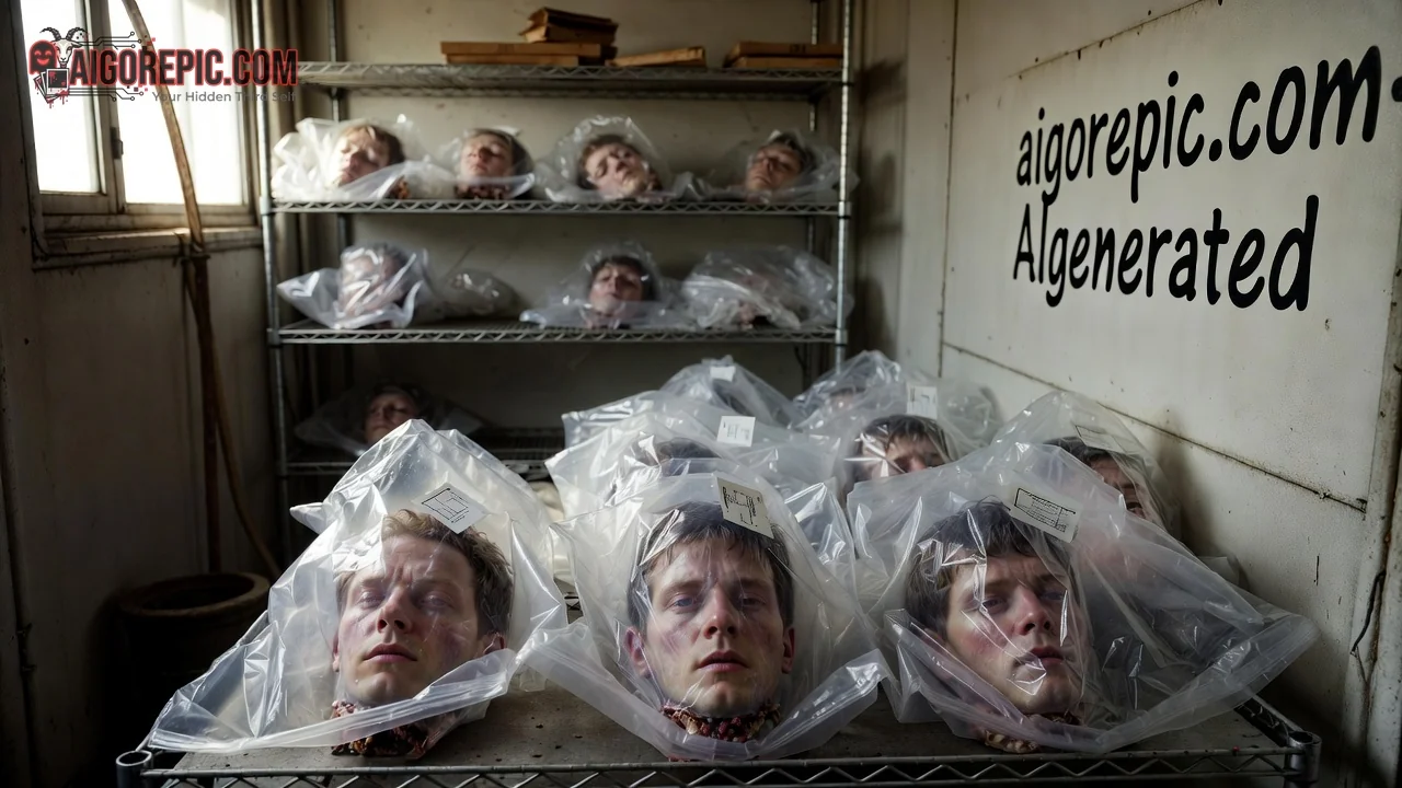 Severed Heads in Plastic Bags - AI Generated Horror