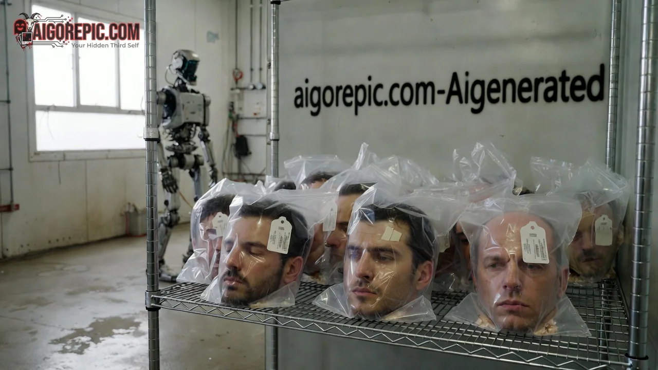 Severed Heads in Plastic Bags - AI Generated Horror