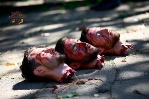 Severed Heads on Ground