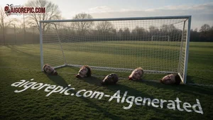 Severed Heads on Soccer Goal