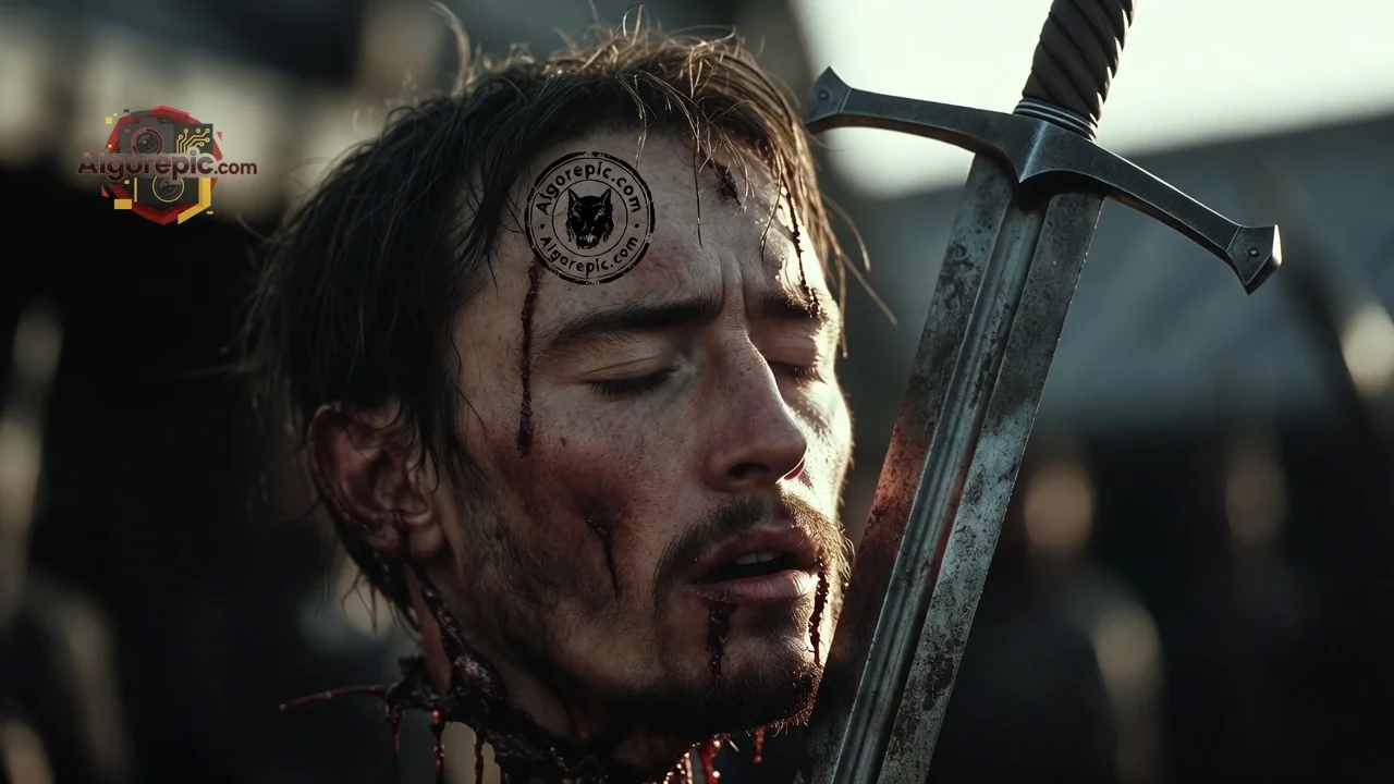 Warrior's Final Moment - AI Generated Horror