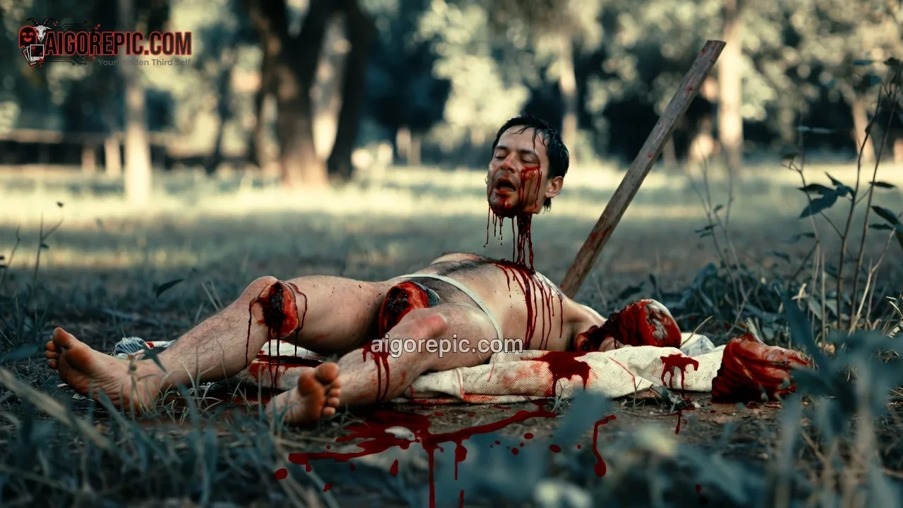 Brutal Forest Murder Scene - AI Generated Horror