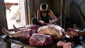 Butchering Process Indoors