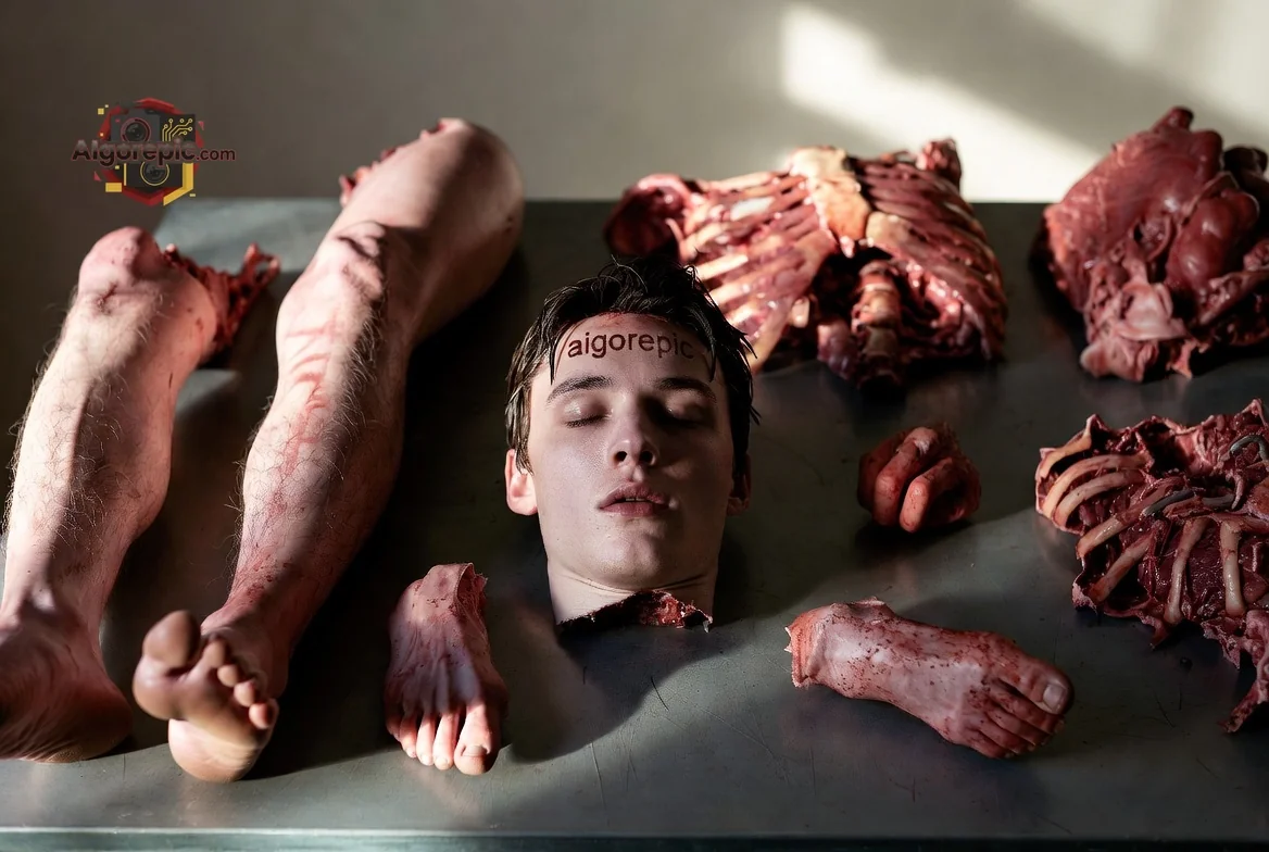 Dissected Human Anatomy - AI Generated Horror