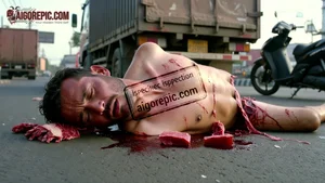 Fatal Road Accident Scene