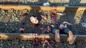 Gory Train Track Dismemberment