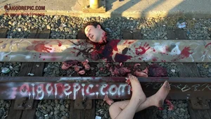 Gory Train Track Dismemberment