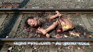 Gory Train Track Dismemberment