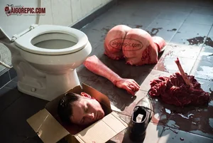 Gruesome Bathroom Scene