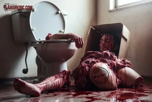 Gruesome Bathroom Scene